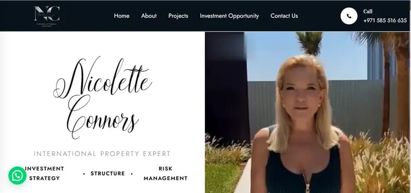 Home page of nicoletteconnors.com