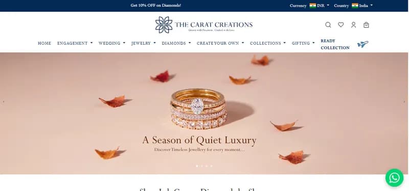 Home page of thecaratcreations.com